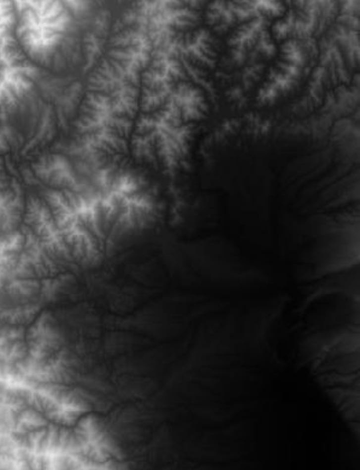 Continuous rain for 4hrs at 2 inches per hr